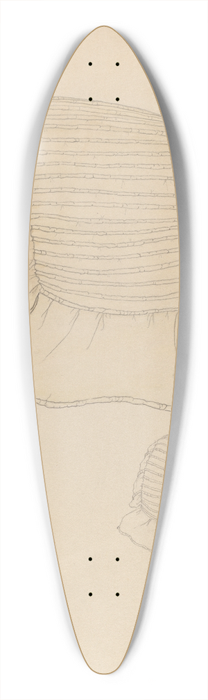 Doris Beer - Bonnet 39.3 inch art pintail longboard deck
