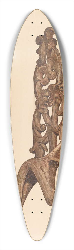 Doris Hollingsworth - Bootjack 39.3 inch art pintail longboard deck