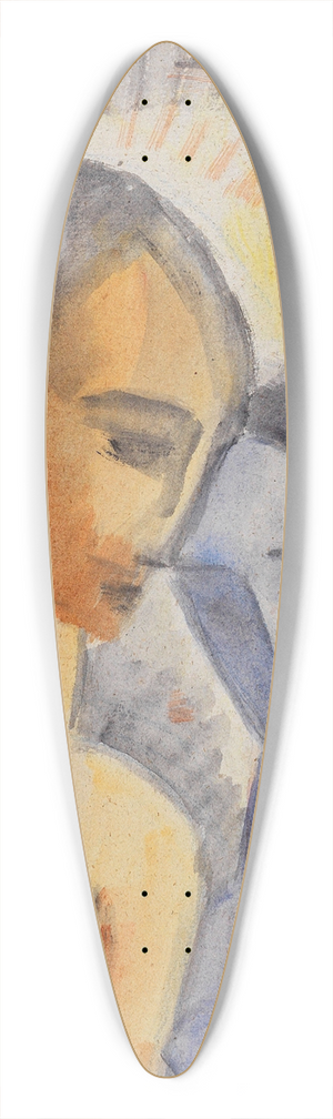 Dorothea Maetzel-Johannsen - Paar 39.3 inch art pintail longboard deck