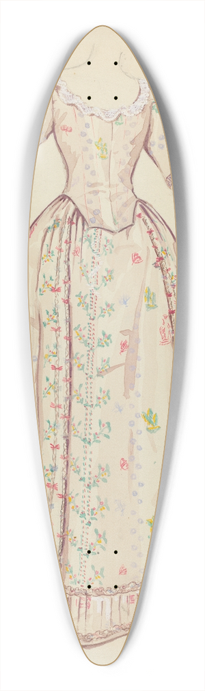 Dorothy Gernon - Gown 39.3 inch art pintail longboard deck