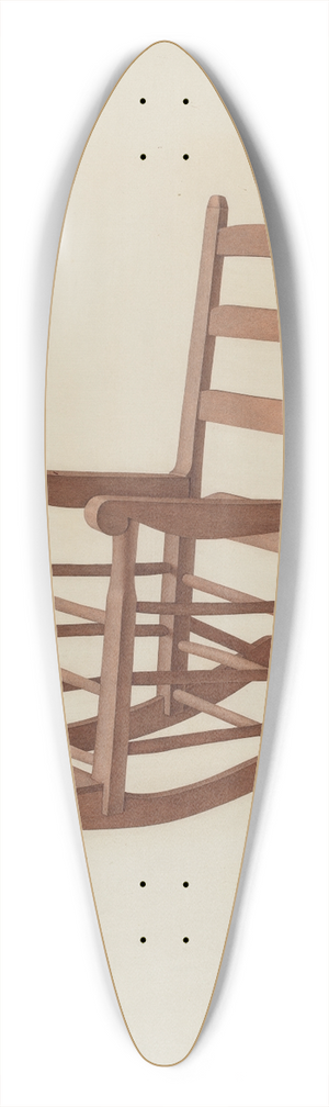 Dorothy Johnson - Rocker 39.3 inch art pintail longboard deck