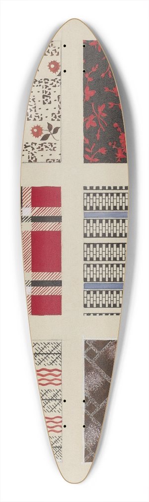 Dorothy Posten - Materials from Quilt 39.3 inch art pintail longboard deck