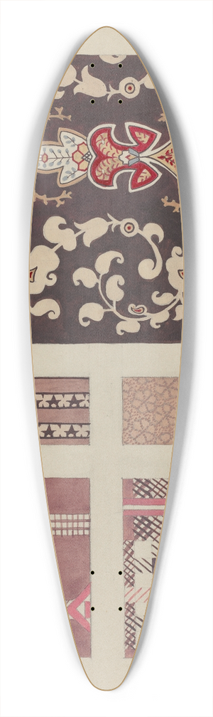 Dorothy Posten - Materials from Quilt 39.3 inch art pintail longboard deck