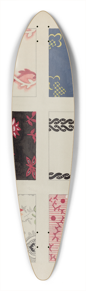Dorothy Posten - Materials from Quilt 39.3 inch art pintail longboard deck