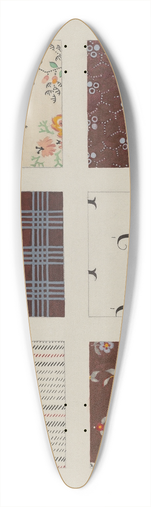Dorothy Posten - Materials from Quilt 39.3 inch art pintail longboard deck