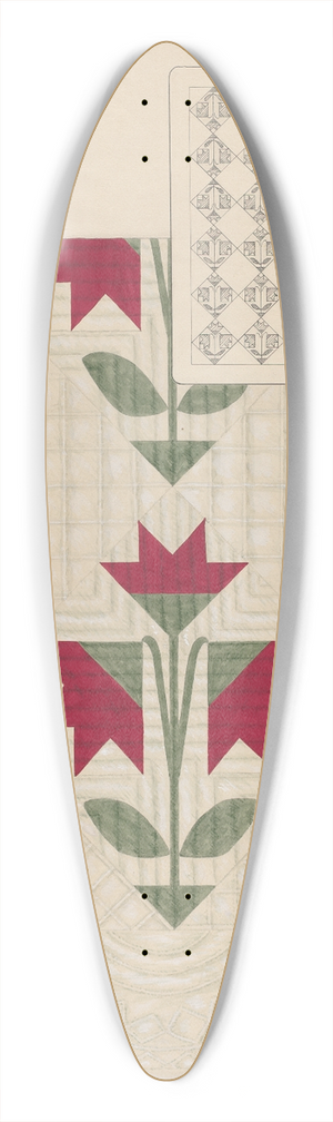 Dorothy Posten - Quilt 39.3 inch art pintail longboard deck
