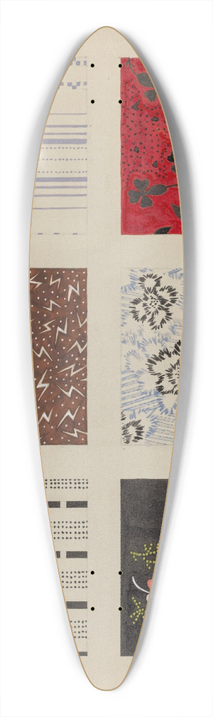 Dorothy Posten - Quilt Patches 39.3 inch art pintail longboard deck