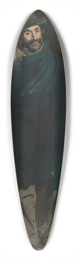 douard Manet - Beggar with Oysters (Philosopher) 39.3 inch art pintail longboard deck