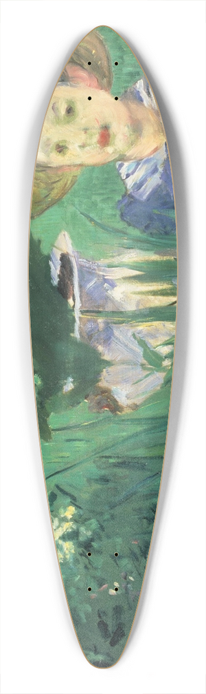 douard Manet - Boy In Flowers (Jacques Hosched) 39.3 inch art pintail longboard deck