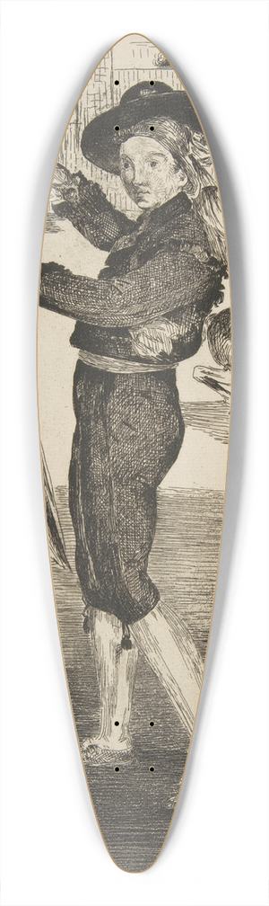 douard Manet - Mlle. Victorine in the Costume of an Espada 39.3 inch art pintail longboard deck