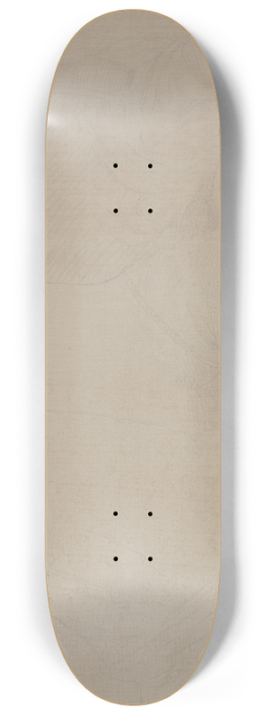 Carl Anton Reichel - Weiblicher Kopf nach rechts 8.25 inch art skate deck