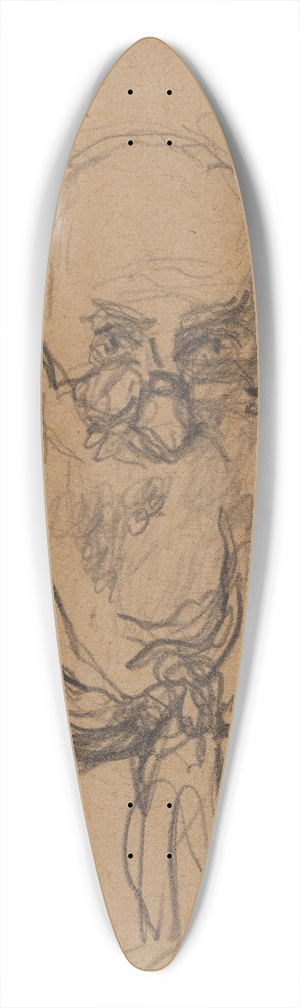 douard Vuillard - Autoportrait 39.3 inch art pintail longboard deck douard Vuillard - Autoportrait 39.3 inch art pintail longboard deck