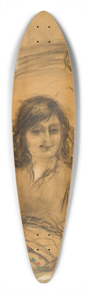 douard Vuillard - Etude pour Le portrait de la Comtesse Anna de Noailles 39.3 inch art pintail longboard deck