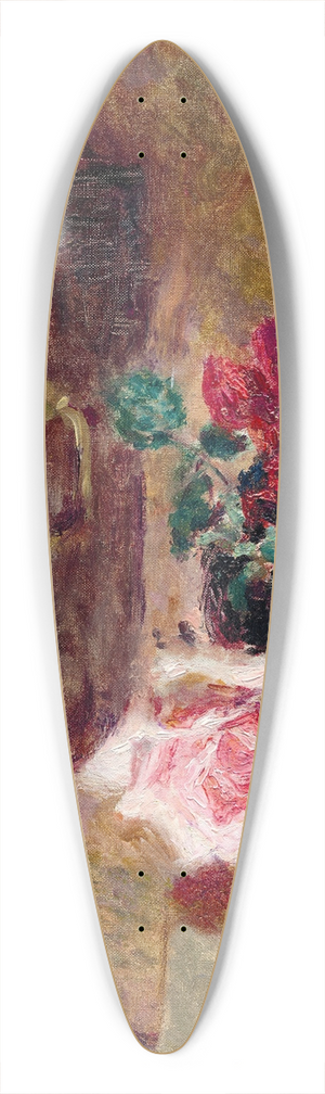 douard Vuillard - Les Deux roses et la bote de pastels 39.3 inch art pintail longboard deck