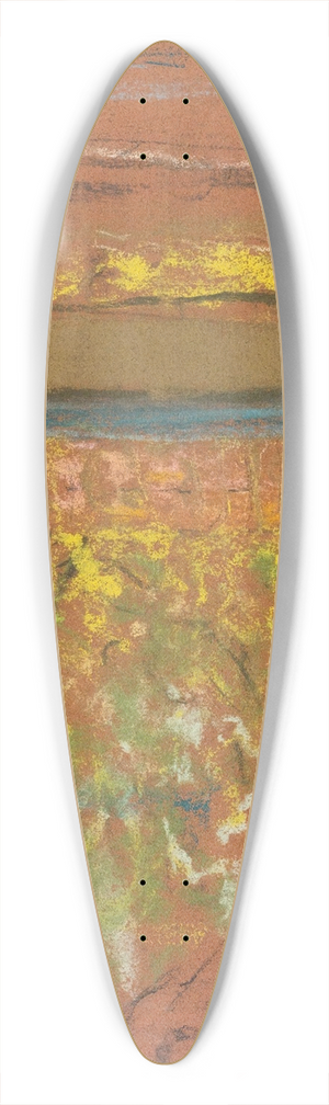 douard Vuillard - The Balcony At The Closerie Des Gents, Vaucresson 39.3 inch art pintail longboard deck douard Vuillard - The Balcony At The Closerie Des Gents, Vaucresson 39.3 inch art pintail longboard deck