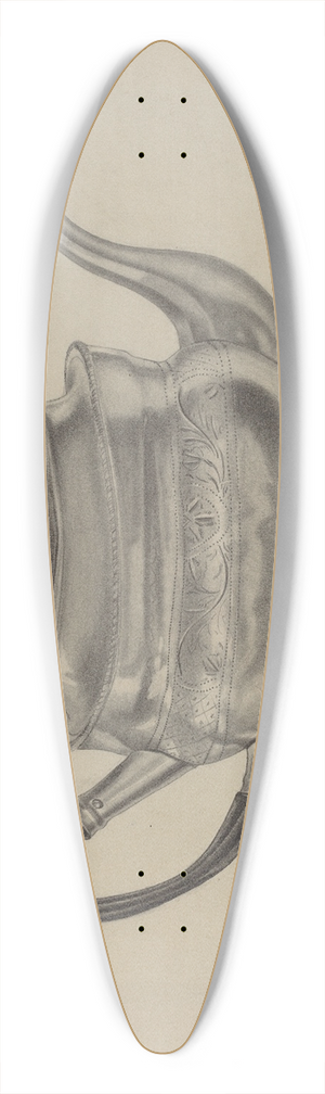 Douglas Cox - Teapot 39.3 inch art pintail longboard deck
