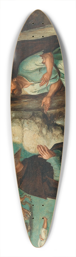 Dutch School - Saint Paul the Hermit and Saint Anthony Abbot fed by a raven 39.3 inch art pintail longboard deck