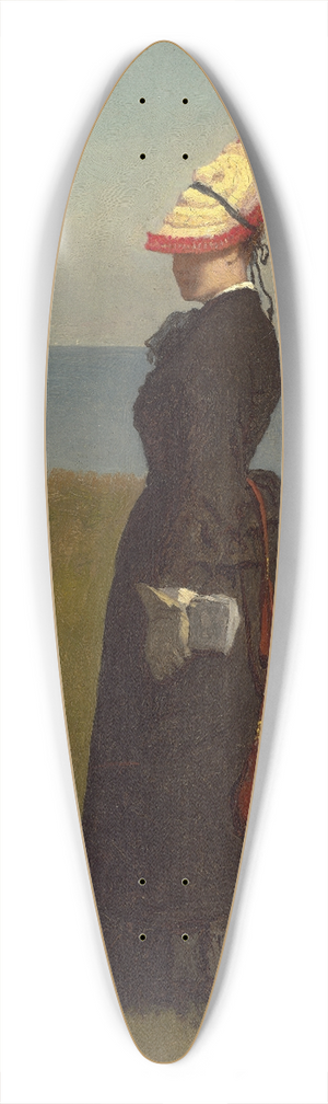 Eastman Johnson - Lambs, Nantucket 39.3 inch art pintail longboard deck Eastman Johnson - Lambs, Nantucket 39.3 inch art pintail longboard deck