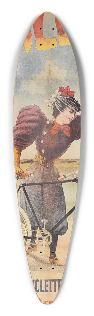E Clouet - Raleigh 39.3 inch art pintail longboard deck