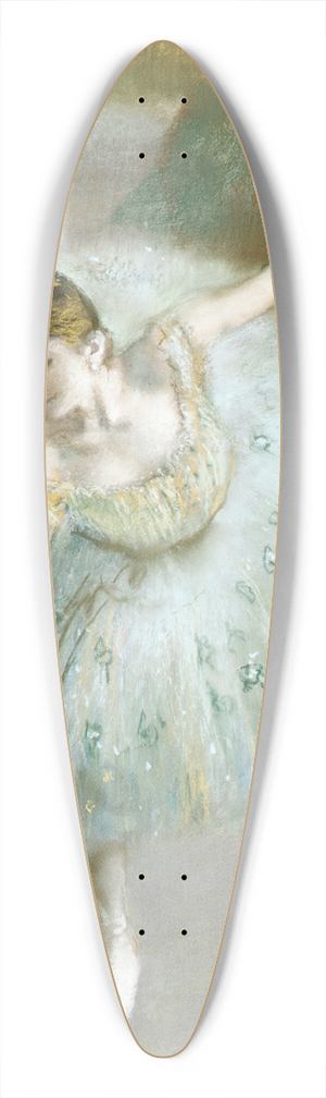 Edgar Degas - Dancer in Green 39.3 inch art pintail longboard deck