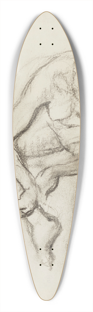 Edgar Degas - Femme nue, assise 39.3 inch art pintail longboard deck