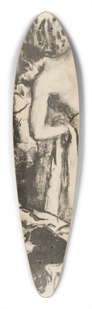 Edgar Degas - Femme nue debout  sa toilette 39.3 inch art pintail longboard deck