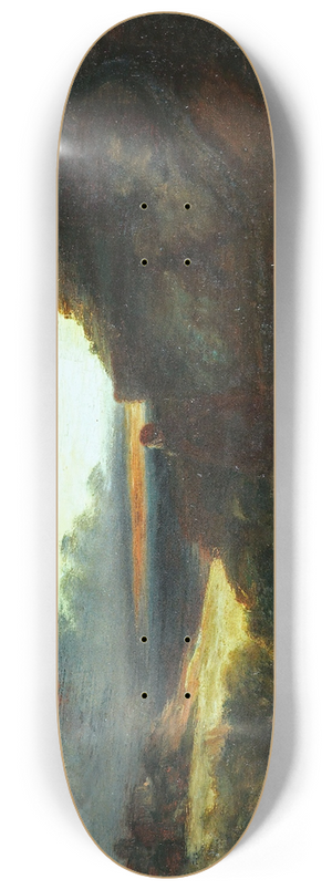 Carl Blechen - Mnch auf der Terrasse 8.25 inch art skate deck