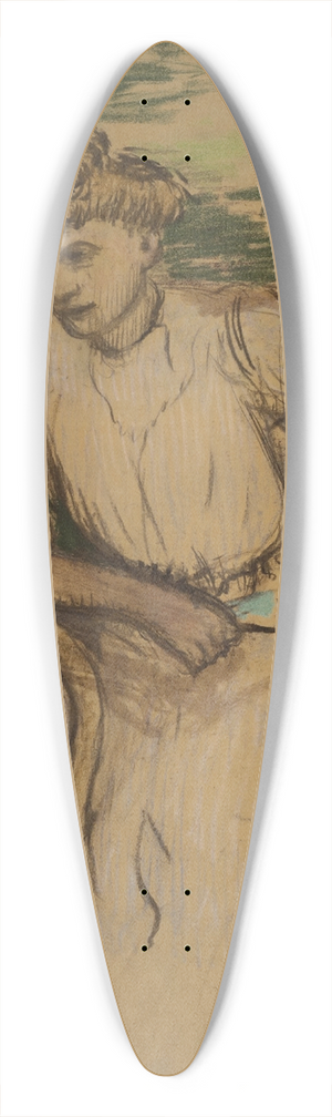 Edgar Degas - Jeune femme assise 39.3 inch art pintail longboard deck