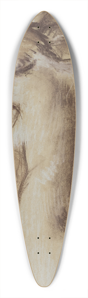 Edgar Degas - Jeune femme nue se coiffant 39.3 inch art pintail longboard deck