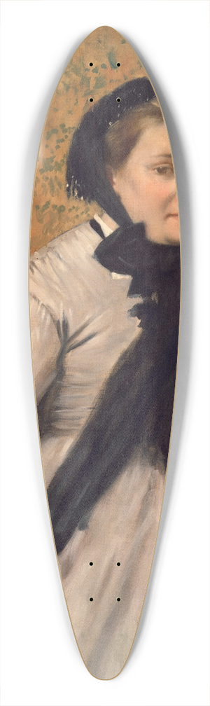 Edgar Degas - Portrait of a Woman in Gray 39.3 inch art pintail longboard deck