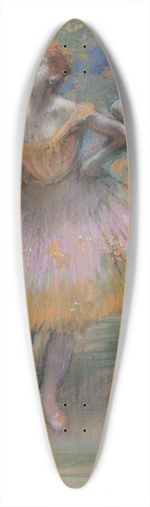 Edgar Degas - Two Dancers 39.3 inch art pintail longboard deck
