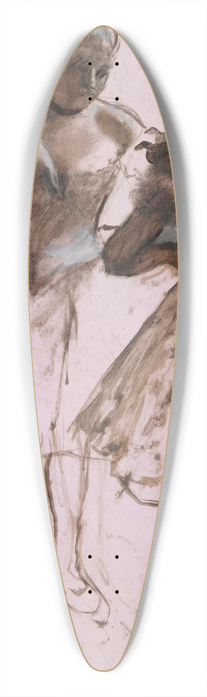 Edgar Degas - Two Dancers 39.3 inch art pintail longboard deck