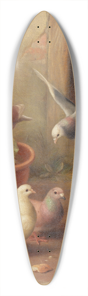 Edgar Hunt - Feeding time 39.3 inch art pintail longboard deck