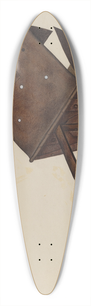 Edith Miller - Hot Coal Carrier 39.3 inch art pintail longboard deck