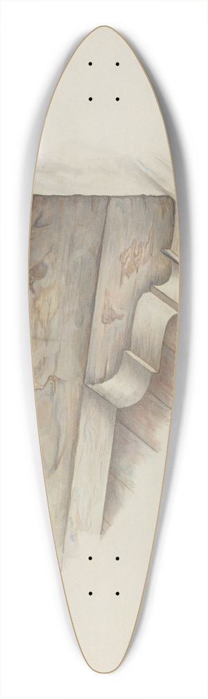 Edith Towner - Corbel 39.3 inch art pintail longboard deck