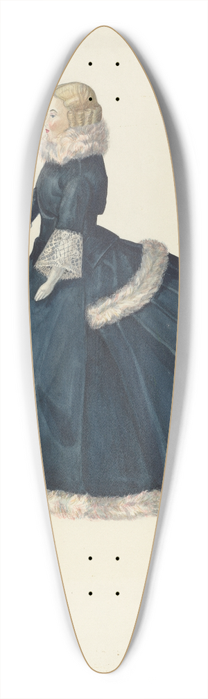 Edith Towner - Doll  Felicia 39.3 inch art pintail longboard deck