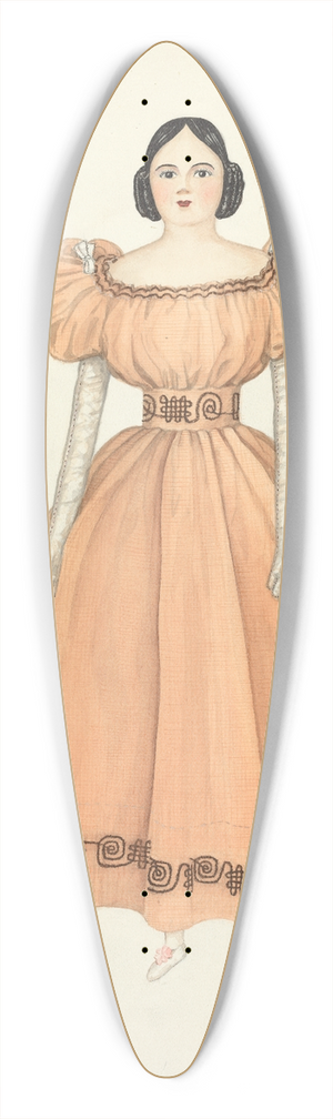 Edith Towner - Doll  Rachel 39.3 inch art pintail longboard deck