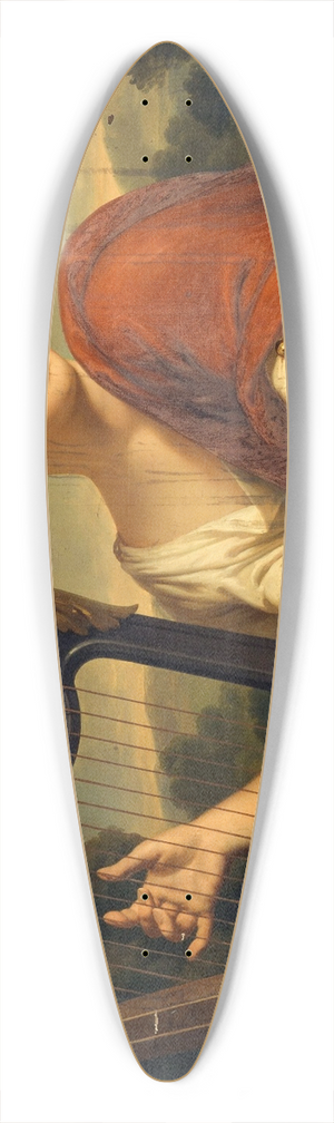 Edmond Collignon - Allgorie de la Musique 39.3 inch art pintail longboard deck