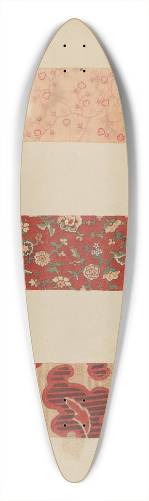 Edmond Lorts - Textile Samples 39.3 inch art pintail longboard deck