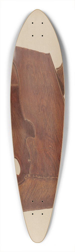 Edmond Lorts - Wooden Cradle 39.3 inch art pintail longboard deck