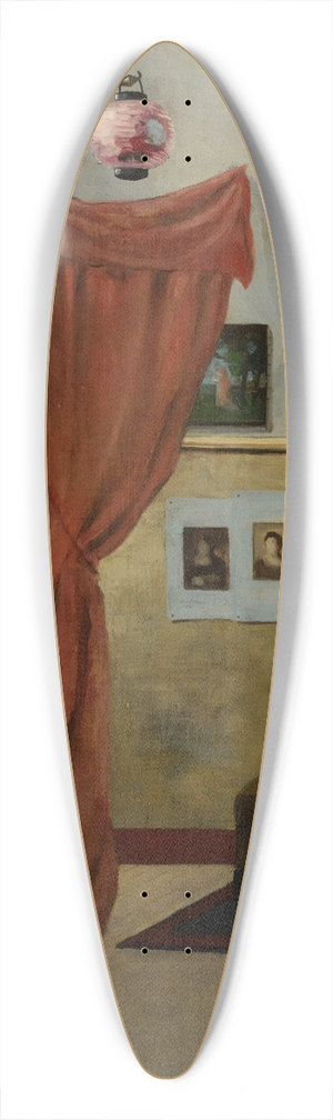 Edmond Tapissier - Interieures de la fin du sicle 39.3 inch art pintail longboard deck