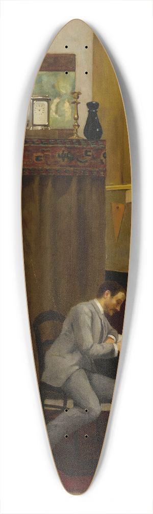Edmond Tapissier - Interieures de la fin du sicle 39.3 inch art pintail longboard deck