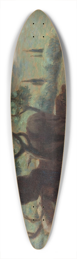 Edmond Tapissier - La fuite en Egypte 39.3 inch art pintail longboard deck