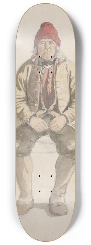 Adolph Tidemand - Kolbein Vossevangen, Voss 8.25 inch art skate deck