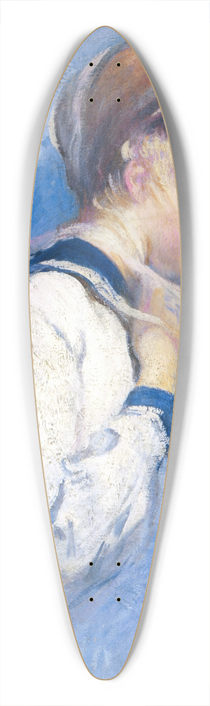 Edmund Charles Tarbell - Summer Breeze 39.3 inch art pintail longboard deck