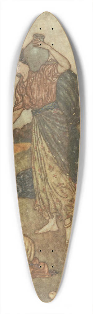 Edmund Dulac - And in your joyous errand reach the spot 39.3 inch art pintail longboard deck Edmund Dulac - And in your joyous errand reach the spot 39.3 inch art pintail longboard deck