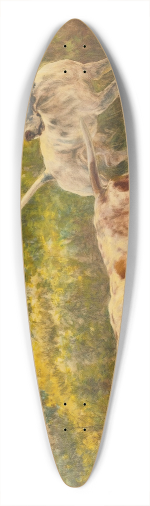 Edmund Henry Osthaus - Two Pointers 39.3 inch art pintail longboard deck