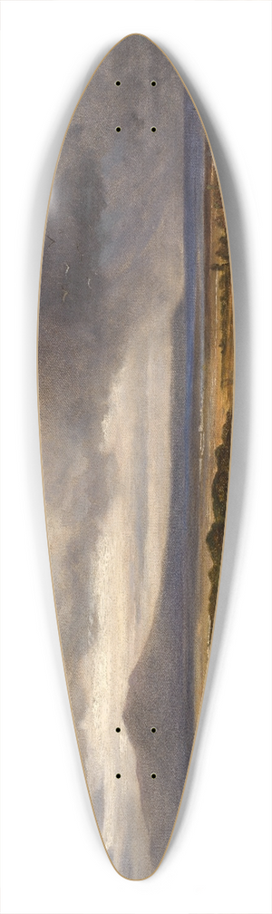 Edmund Kanoldt - Blick auf den Campo dAnnibale bei Cannae 39.3 inch art pintail longboard deck