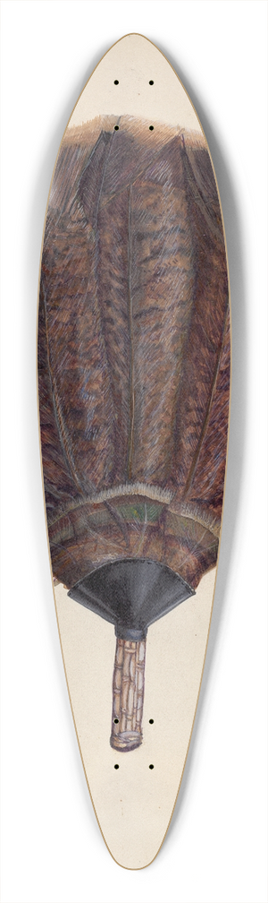 Edna C. Rex - Fan 39.3 inch art pintail longboard deck
