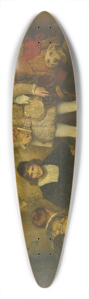 Eduard Charlemont - The Pages 39.3 inch art pintail longboard deck